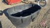 Rubbermaid 150-gal poly water trough (A) - 4