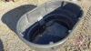 Rubbermaid 150-gal poly water trough (A) - 5