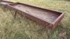 10&rsquo; metal feed trough (C)