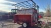 Approx 200-bushel Ranchers creep feeder on wheels s/n 1009-200 - 6