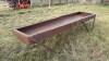 10&rsquo; metal feed trough (J)
