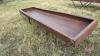 10&rsquo; metal feed trough (J) - 2