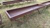 10&rsquo; metal feed trough (D)