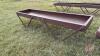 10&rsquo; metal feed trough (A)