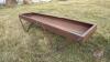 10&rsquo; metal feed trough (E)