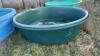 7&rsquo; poly stock water trough (C) (dark green)