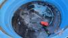 7&rsquo; Diameter flexa hopper plastics stock water trough (A) blue - 2