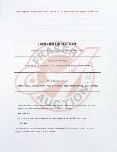 LAND INFORMATION