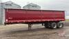 1999 Midland 32&rsquo; tandem axle end dump grain trailer, SAFETIED, VIN# 2M9B2R5C2XR018085, OWNER: Fingas Farms LTD *SAFETIED*, SELLER: FRASER AUCTION LTD ________________________________________*TOD* - 2