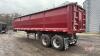 1999 Midland 32&rsquo; tandem axle end dump grain trailer, SAFETIED, VIN# 2M9B2R5C2XR018085, OWNER: Fingas Farms LTD *SAFETIED*, SELLER: FRASER AUCTION LTD ________________________________________*TOD* - 4