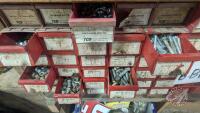 2 stands with assorted nuts, bolts, washers -BBBB