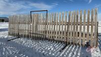 30&rsquo; free standing windbreak panel (I)