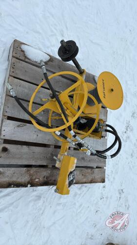 Hyd wire roller, draw bar mount