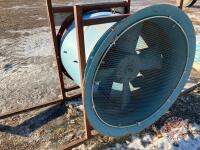K107. 32&rdquo; General Electric fan with 5HP 3PH motor