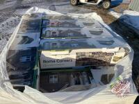 K107 pallet of 55 boxes of decorative stone on pallet (sells as a lot)