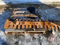 K107. 68&rdquo; Serrated cutting edge for an excavator bucket and suitcase weight