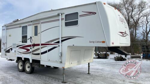 K106. 2003 Topaz by Triple E 5th Wheel Camper, VIN# 2TP275EB23W018123, OWNER: MARC R CHAPPELLAZ, SELLER: FRASER AUCTION _________________________________TOD