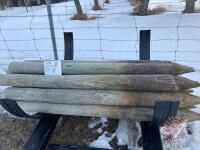 K92. 6' 4"-5" Used fence posts. C