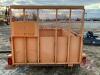 K102. 8' Miska S/A trailer, VIN# 2MSUUB118J1016800, OWNER: GEORGE M DURNO, SELLER: FRASER AUCTION _________________________________TOD - 6