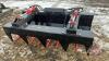 K102. HD 6' Skidsteer manure fork and grapple - 3