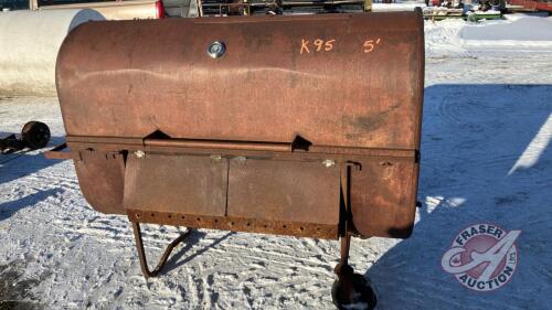 K95. 5 ft Shop Built pig cooker/smoker