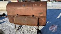 K95. 5 ft Shop Built pig cooker/smoker