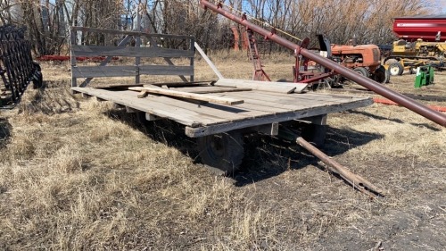 10'x16' hay deck on 4 Wheel wagon