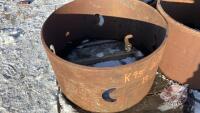 K95. 20&rdquo; diameter fire pit. B