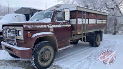 K46. 1978 Chevrolet C60 Custom Deluxe S/A Grain truck, 92,097 km showing, VIN# CCE618U117616, OWNER: James Morrison, SELLER: FRASER AUCTION ___________________________________**TOD**