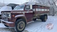 K46. 1978 Chevrolet C60 Custom Deluxe S/A Grain truck, 92,097 km showing, VIN# CCE618U117616, OWNER: James Morrison, SELLER: FRASER AUCTION ___________________________________**TOD**