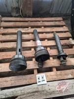 2 - 540 pto shafts and a pto shafts cover. (Pallet HH)