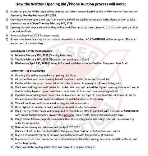 HOW THE BIDDING PROCESS WILL WORK