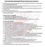 HOW THE BIDDING PROCESS WILL WORK