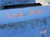K97. 4' Stainless steel mineral trough
