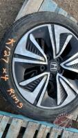 K127. Honda 17&rdquo; aluminum rims