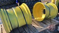 K126. John Deere combine rear wheel rims