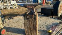 K125. Anvil 13&rdquo; with wedge