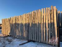 K89. 30' free standing wind break panels. B