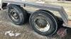 K121. 16' Homemade Tandem Axle bumper hitch trailer, OWNER:SHAWN D VAN DAMME, SELLER: FRASER AUCTION _________________________________ **TOD** - 7