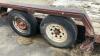 K121. 16' Homemade Tandem Axle bumper hitch trailer, OWNER:SHAWN D VAN DAMME, SELLER: FRASER AUCTION _________________________________ **TOD** - 9