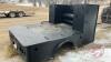 K122. 8'x80" Truck flat deck with hide away hitch