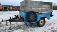 K118. 8' Homemade Utility Trailer, OWNER: Jonathan Gillis, SELLER: FRASER AUCTION___________________________________________*TOD*