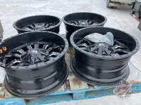 K115. 20"X 10" Fuel Rims 8 bolt rims