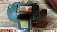K56. Toshiba 5HP 3PH electric motor