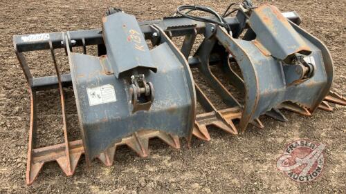 K139 84" Stout Skid Steer Brush Grapple