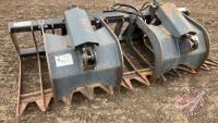 K139 84" Stout Skid Steer Brush Grapple