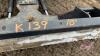 K139. 10ft Bobcat skid steer blade with hyd angle (6' with two 2' extensions) - 2