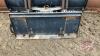 K139. 10ft Bobcat skid steer blade with hyd angle (6' with two 2' extensions) - 4