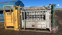 K136. Auto Catch Head gate and Squeeze chute with Palp cage