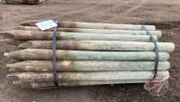 K134. 6' 4x5" Used Fence Posts. N
